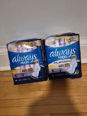 💙2pc Bundle - ALWAYS Maxi Pads